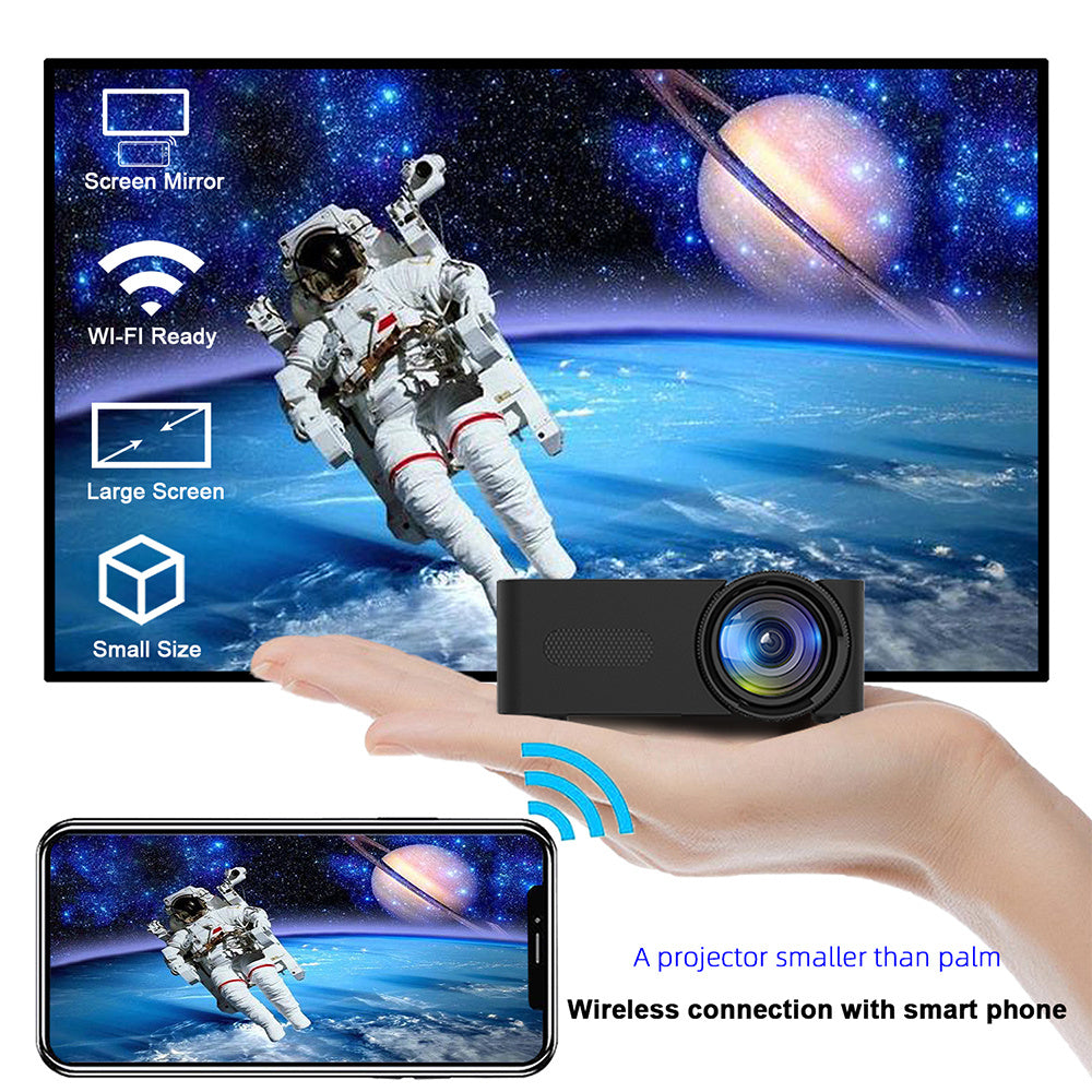 4K HD Home Mini Portable Wireless Phone Projection