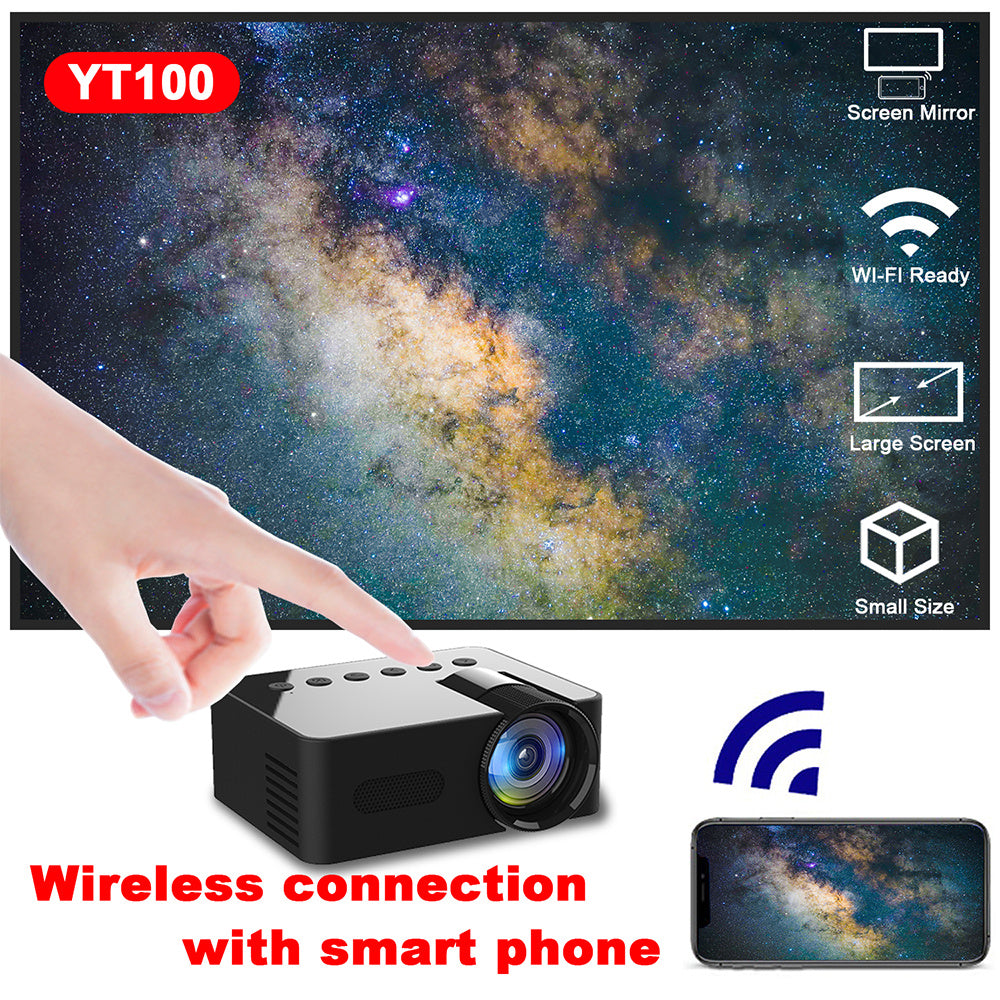 4K HD Home Mini Portable Wireless Phone Projection